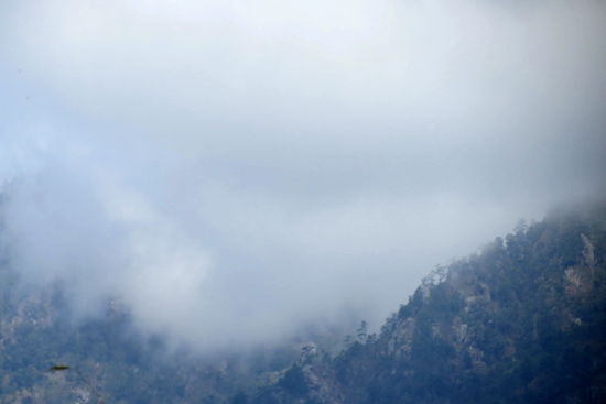 Für einmal aus sicherer, trockener Distanz!