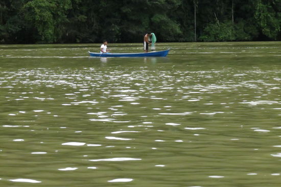 Fischer bei der Arbeit...