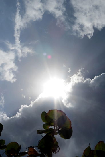 Sehr schön, den wechselnden Wolkenbildern zuzuschauen
