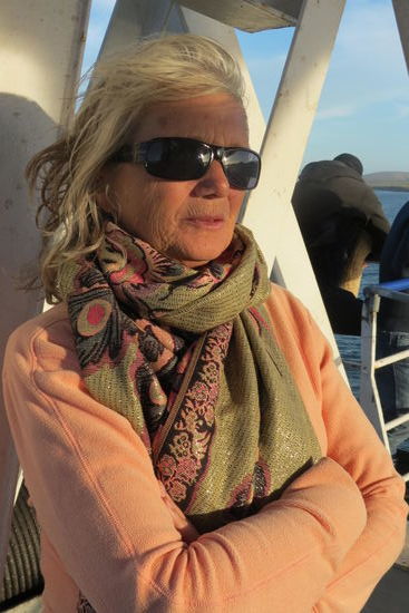 Marianne im kühlen Fahrtwind