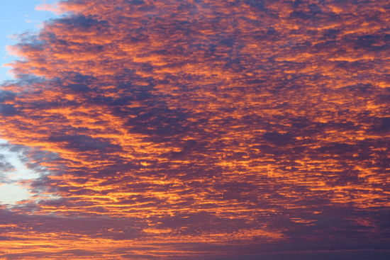 Wow - einen solch intensiven Sonnenuntergang habe ich noch nie erlebt