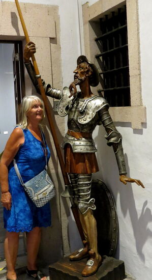Don Quijote - aus dem Roman von 1605 - der Held, der gegen Windmühlen kämpfte