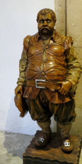Sein Begleiter Sancho Panza