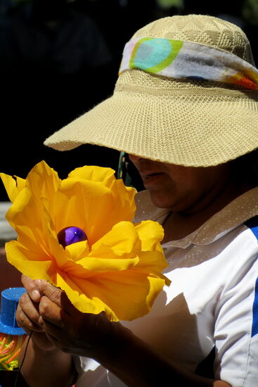 Und fertig ist die Blume!