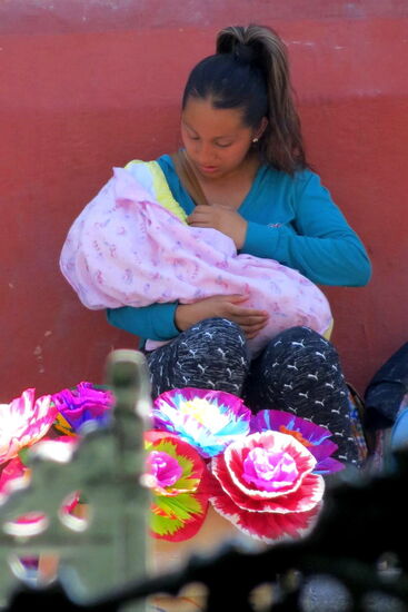 Relaxen am Souvenirstand
