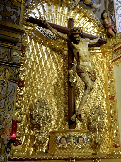 Und eine kleine Nische als stille Gebetskapelle