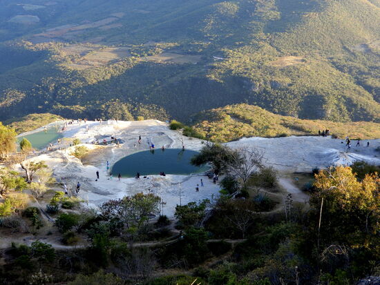 So präsentiert sich die Badelandschaft von oben!