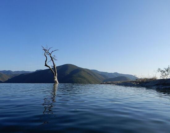 Ein wirklich atemberaubender An- und Ausblick beim oberen Becken
