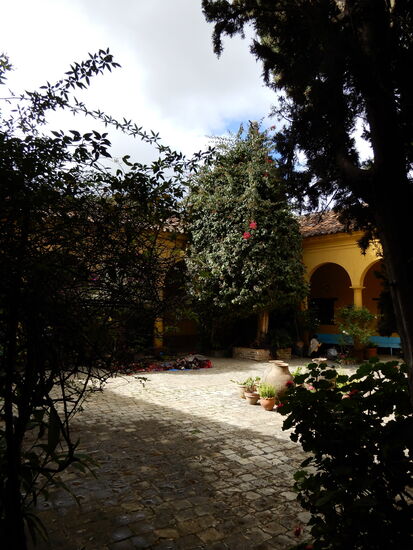 Der Innenhof von Na Bolom