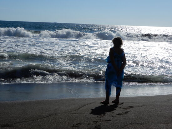 Der Strand gehört uns fast alleine!