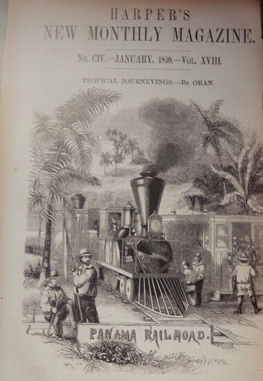 Die Kanalbahn wurde vor dem Panamakanal erbaut