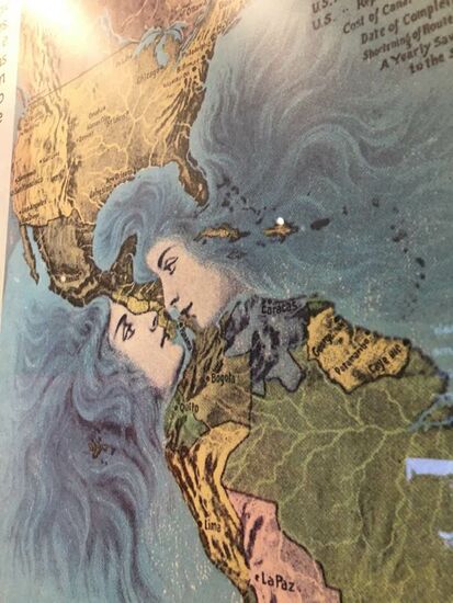 Ein wunderschönes Bild, das zeigt, wie nahe sich der Atlantik und der Pazifik doch sind!