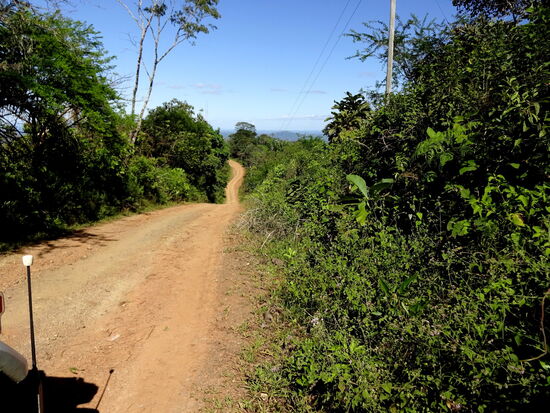 Die Strecke führt teilweise in Steigungen hinein, welche nur im 1. Kriechgang bewältigt werden kann.