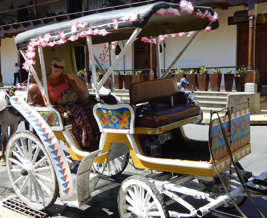 Für eine Handvoll Dollars lassen wir uns durch die Stadt kutschieren