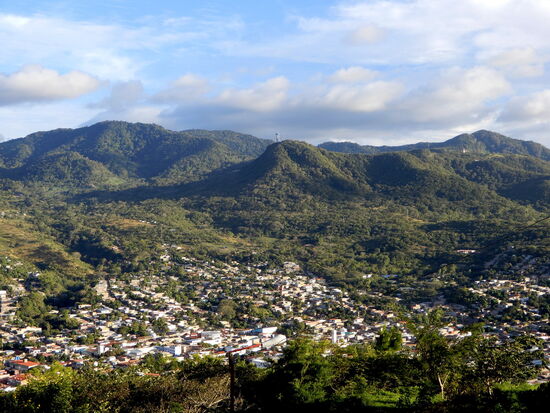Matagalpa liegt auf 680 m, der höchste Hügel misst 1440 m