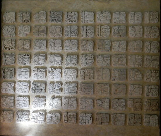 Die Maya Hyroglyphen
