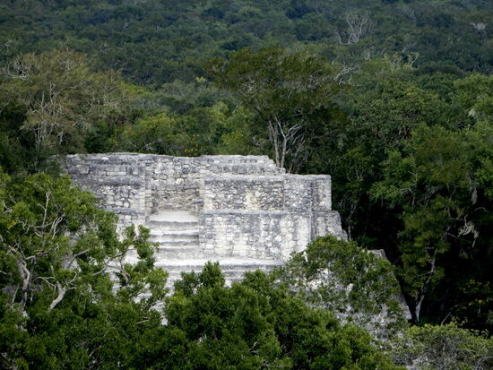 Ein wundervoller Ausblick von der höchsten Ruine, der "Gran Plaza"