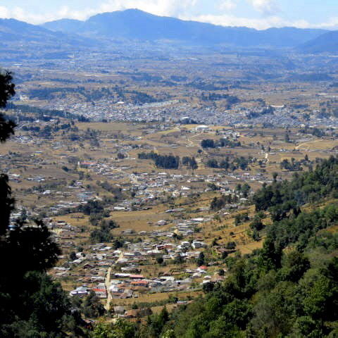 hoch über Quetzaltenango