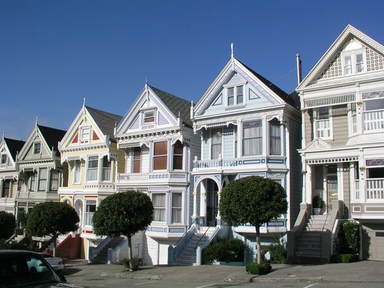 Alamo Square - darf bei keinem Besuch fehlen - wegen der Fotos
