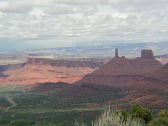 Blick von der La Sal Mountain Loop Road