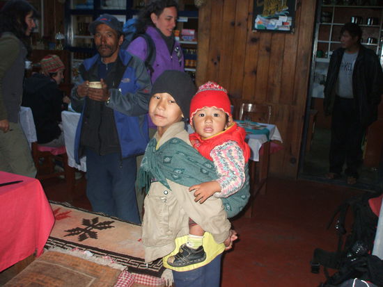 Am Morgen in der "nassen" Lodge