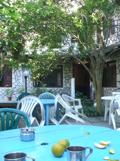 ...nach Tatopani in eine tolle Lodge mit Mandarinenbäumchen 