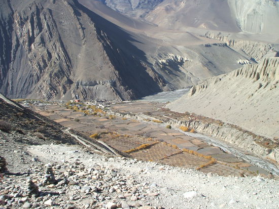 Unten links versteckt sich Kagbeni 