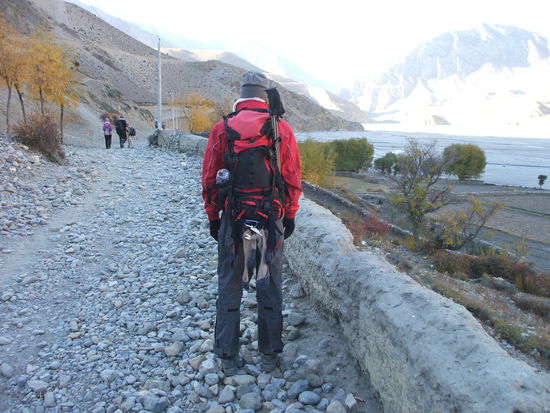 Jez` mal ein kurzer Einschub... ich mit meiner dollen Wäscheleine
