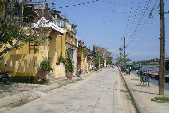 typisches Strassenbild in Hoi An