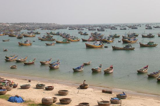 das Fischerdorf Mui Ne