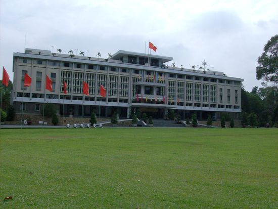 Der Reunification Palace in Saigon