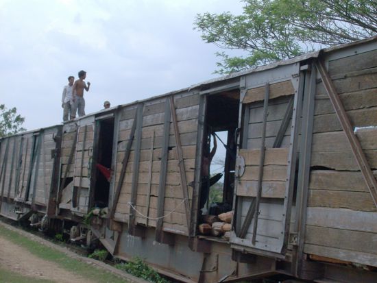 ob auf dem Dach oder drinnen mit Hängematten - man macht es sich bequem