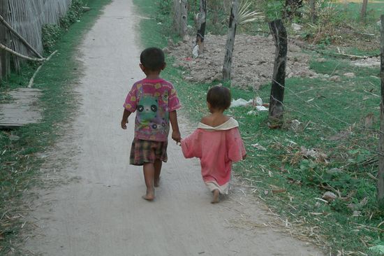 Bewohner der Insel Don Det - sooo süß!!!