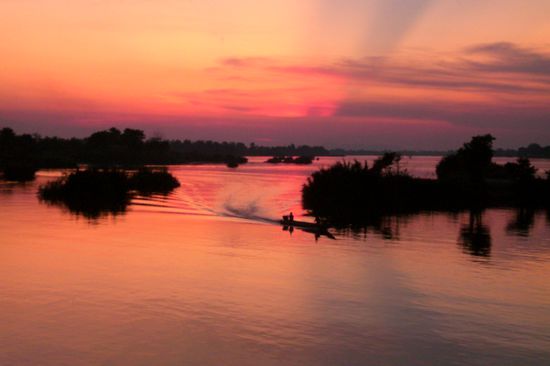 Zum Abschluss nochmal eine schöne Abendstimmung auf den 4000 Islands