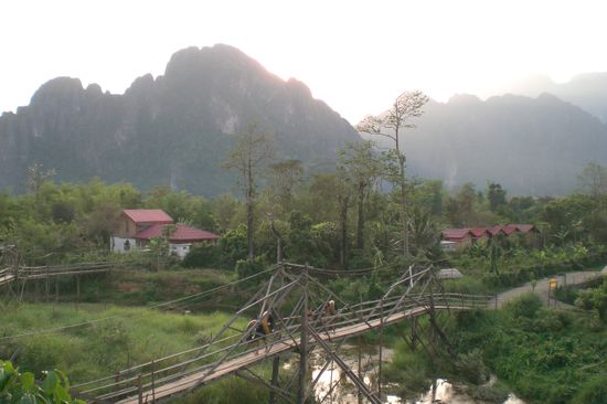 Blick vom Balkon links / geradeaus
