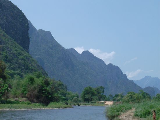 Der Blick vom Startpunkt gen Norden