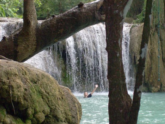 Trini im eiskalten Wasser!