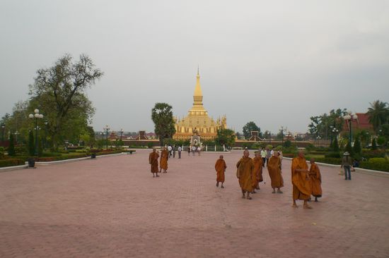 Die Mönche auf dem Heimweg 