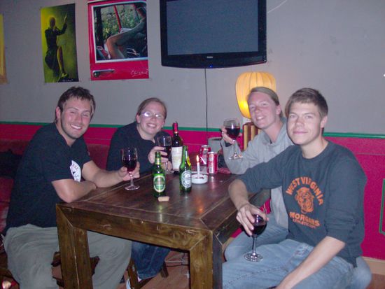 Geburtstagsfeier im Hostel mit Stefan und Kevin