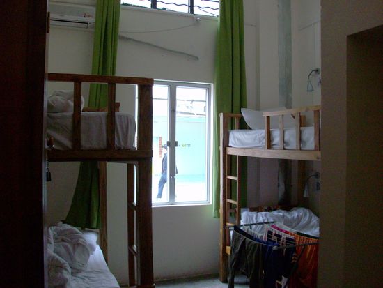 unser Hostelzimmer