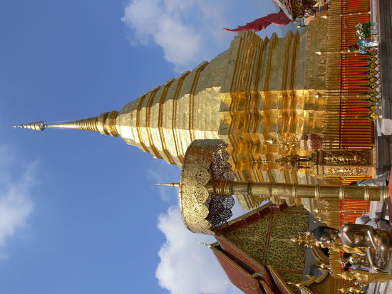 Der Chedi des Wat (= Kloster)Drehen klappt hier leider nicht!