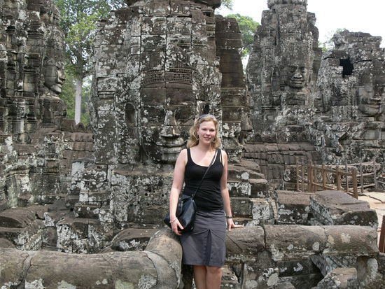 Bayon (gruselig, wenn einen diese vielen Gesichter angucken)