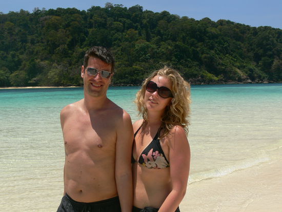 Nach dem Schnorcheln fix und fertig!