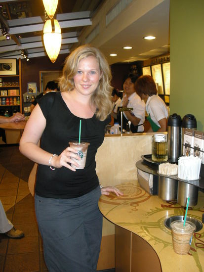 vor ein paar Minuten bei Starbucks