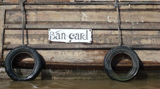 die deutsche Bahn... selbst hier in Vietnam auf Kundenfang...