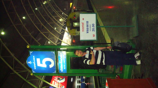 Doc am Zug. leider mal wieder "upside down"!