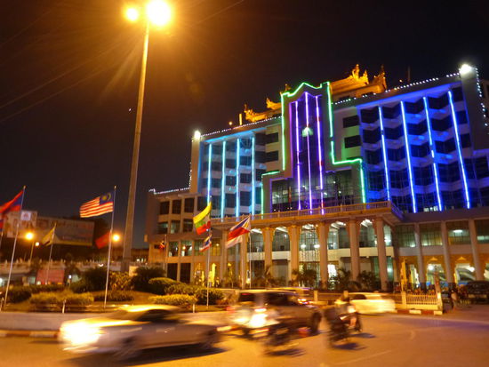 Downtown Mandalay by Night