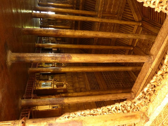 Alles aus Holz und vergoldet (ok, manchmal auch nur Goldfarbe...)