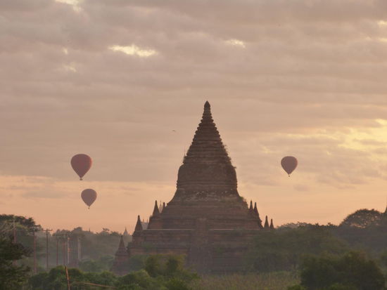 Balloons over Bagan