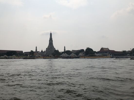 Wat Arun vom Boot aus